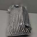 BSICPRO Bathroom Rugs and Mats Sets, 2 Piece Thick Absorbent Chenille Non Slip, Soft Shaggy Floor Mats, Machine Washable (20" x 47" Plus 16" x 24", Gray) (Grey)