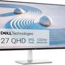 Dell S2725DS Monitor - 27 Inch, QHD (2560x1440) Display, 100Hz refresh rate, 1500:1 contrast ratio, TV Rheinland Eye comfort 4 Star,Integrated 2x5W speaker, Height/Tilt/Swivel/Pivot- Ash White color