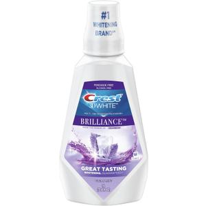 Procter & Gamble Crest Crest D White Brilliance Alcohol Free Whitening Mouthwash Clean Mint Fl