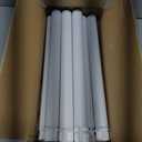 Solar Pathway Lights 8 Pack Solar Outdoor Lights with LED Tungsten Filament Bulb Waterproof Stainless Steel Garden Lighting for Outside Driveway Landscape Lawn Path Christmas (White)