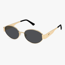 SOJOS Retro Oval Sunglasses for Women Trendy Classic Shades UV400 Protection SJ1256