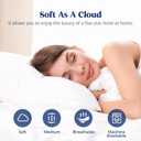 puredown Goose Feather Down Pillows Standard Size Set of 2, Soft Fluffy Luxury Hotel Collection Bed Pillow for Back, Stomach or Side Sleeper.