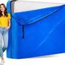 AlexHome Mattress Bag for Moving and Storage, Heavy Duty Tarp Reusable Mattress Storage Bag, Easy Carrier Mattress Moving Cover (Cali King 86"x75"x15")