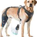 Dollephi Dog Knee Brace for Torn acl hind Leg with Adjustable Hinge Stabilizer, Dog Back Brace for Osteoarthritis, Dog Leg Brace Support for Cruciate Ligament Injury, Recovery After(Right Leg, L)
