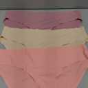 Sexy T Thong For Women - 3 Pack Womens Seamless Panties Solid Underwear Invisible Silky Briefs Stretch Hipste, XL