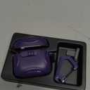 ESR for AirPods 4 Case, Compatible with AirPods 4 Generation Case (2024) (USB-C), Compatible with MagSafe, Drop-Proof Lock, Easy Open, Cyber Series, Purple