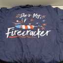 Shes My Firecracker Matching Couples His And Her 4th Of July T-Shirt, XL