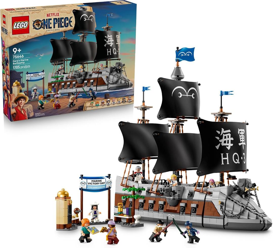 LEGO ONE PIECE Garp's Marine Battleship 75646