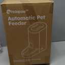 Automatic Cat Feeder - 2.4G WIFI Cat Food Dispenser, 3.7L Timed Pet Feeder with APP Control for Remote Feeding, 1-10 Meals Per Day for Small Dog Kitten Indoor, Detachable for Cleaning