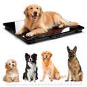 Dog Scale, 220lb Max / 0.02lb Accuracy Pet Scale, 25.6" x 17.7" Wide Platform Dog Scales for Large Breed, Built-in Smart Hold & Tare Function, 3 AAA Batteries Included