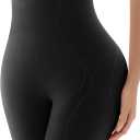 KLVEE Shapewear for Women Tummy Control, High Waisted Body Shaper Shorts Butt Lifting Thigh Slimmer Shapewear Under Dress (X-Large, Black)