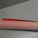 Marine Vinyl Fabric, 0.9MM Thick Soft Smooth Waterproof Synthetic Fabric Material, Outdoor Boat Automotive, DIY and Crafting Pleather (Red, 5Yd Roll (54'' X 180'' inch))