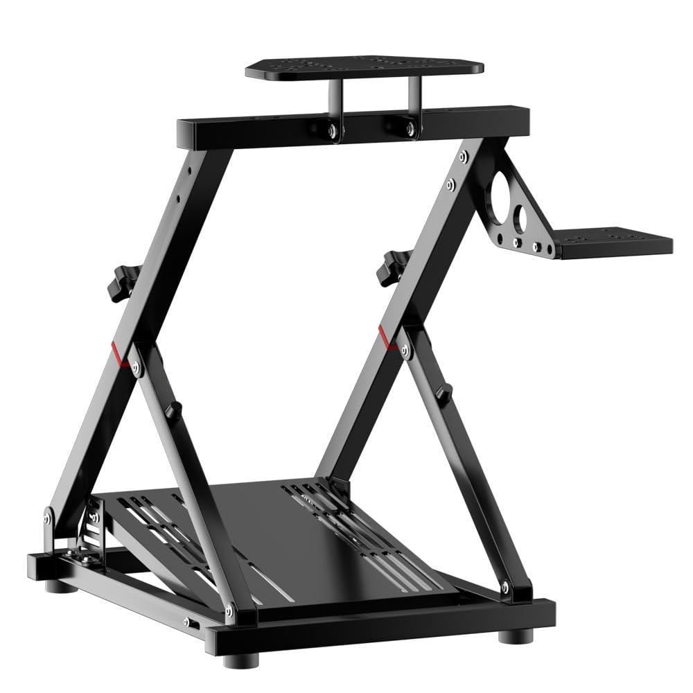 XRhinorth Racing Wheel Stand Steering Wheel Stand Racing Simulator Cockpit Support for Logitech G29 G920 G923 G27 G25 Thrustmaster T248 T300 TS-PC TS-XW T500 T500RS T300RS TX for Xbox PS4 PS5 PC