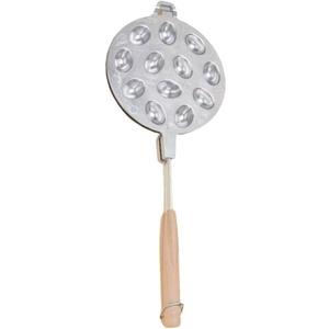 12-Hole Bubble Waffle Maker, Nonstick Coated Metal Cake Tray For Home Kitchen Oven, 41X16x1 Cm Bakeware For Making Homemade Cakes And Egg Waffles With Even Heat Distribution(silver)