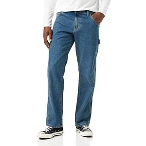 Dickies Men's Relaxed Straight Fit Carpenter Jean, Tinted Heritage Khaki, 34x30