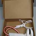 Lamicall Phone Holder Bed Gooseneck Mount - Cell Phone Clamp Clip for Desk, Flexible Lazy Long Arm Headboard Bedside, Overhead Mount Stand, for 4-7" Phone, iPhone 15 Pro Max, 14 Plus, 13, Rose Gold