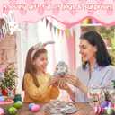 Tinlade 36 Pcs Easter Candy Gift Bags Bulk 5.12 x 6.69 Inch Resealable Easter Eggs Sealed Pouch Treat Plastic Bunny Goodie Bags Stand up for Egg Hunt Holiday Party Small Gift Wrapping Supplies Decor