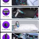 Vacuum/Air Duster 80,000RPM Super Power Mini Car Vacuum Cleaner 4-in-1 air Blower Gun Air Duster & Air Blower & Pump Hand Electric air Duster Handheld dust Blower Blower Cordless (Purple)