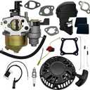 Strongthium Predator 212 Tune Up Parts Carb Kit for 196cc 200cc 212cc 224cc + Pull Start + Coil + Air Filter Assembly + Spark Plug + Throttle Springs + Gaskets