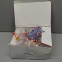 Aodaer 48 Pack Christmas Booze Balls Ornament Fillable Drink Balls with Stickers Clear Round Christmas Tree Decor Ball Water Bottle Bulbs Juice Bottles for Xmas Holiday Party DIY Crafts, Silver