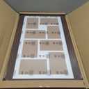 11.8x21.8 Picture Frame Display 8 opening 4X6 Picture Frame Collage,Multi Photo Frame with Mat,Plexiglass,Wall or Tabletop Decor,Walnut Wood Grain, 11.8x21.8 - (8 open4x6