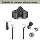 THALOUS Oversized Bike Seat Backrest Comfort Memory Foam Universal
