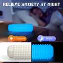 Little Ouchies Pain Fidget, Luminous Pain Stim Fidget Toys for Stress Relief & Focus, Durable Spiky Grippie Stim Keychain Classroom, Portable Novelty Gifts for Adults Teens Office Workers stress(5pcs) (Medium, Red Gold, Candy Color, Red Blue, Blue Green, Luminous Blue)