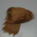 Ice Fabrics Craft Faux Fur Fabric Pre Cut Rolls - 4"x60" Fur Ribbon Mohair Fabric Strips - Super Soft and Fuzzy - Perfect for Crafts, Costumes & Decoration - Light Brown - 4x60