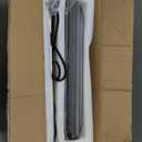 Modern K9 Crystal Kitchen Island Pendant Light,14.95'' Black Long Crystal Pendant Light,1 Light Indoor Crystal Pendant Light, for Kitchen Dining Bathroom Bedroom,Included 2 Bulb