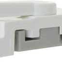 2 x Prime-Line F 2667 Sash Lock, 2-1/16 In. Hole Centers, Fits Single and Double Hung Vinyl Windows, Vinyl Construction, White, (Single Pack)