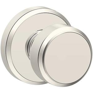 SCHLAGE F10 BWE 618 GSN Bowery Knob with Greyson Trim Hall and Closet, Polished Nickel (Passage)