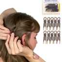 Good Hair Days Magic-Grip Hairpins - 2 1/2" U-Shaped Grip Hair Pins for Fine, Thick, Curly & Long Hair, Invisible Strong Hold Hair Styling Accessories, Set of 10, USA-Made (Tortoise Shell)