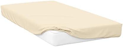 Belledorm Jersey Cotton Deep Fitted Sheet (Crib) (Ivory)