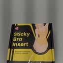 Double Sided Sticky Bra Push Up, Invisible Bra Pad Inserts for Large Breasts, Adhesive Bra for Bikini Swimsuit (Beige, Medium)