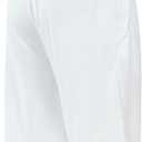 NORTHYARD Men's 10" Athletic Basketball Shorts with Zipper Pockets Quick Dry Lightweight Running Workout Gym Tennis Shorts (White, XL)