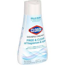 Clorox Free & Clear Disinfecting Mist, Household Essentials, 1 Refill, 14 Fl Oz Each