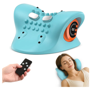 Neck Massager 2026 New Upgrade 3 in 1 Portable Massager with Heat &Comfortable Stretching–Adjustable Intensity for Neck & Shoulder Relaxation at Home,Office,Travel