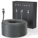 LUCMO 100FT/ 30M Starlink Gen 3 Cable for Starlink Standard Generation 3, Replacement Extension Cable Waterproof Satellite Starlink Standard V3 Cable (100FT), Grey
