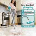 Steam Mop, Handheld Steam Cleaner with Rotating Scrub Brush & Detachable Steam Mops for Floor Cleaning, Refill Anytime, 10-in-1 Multi-purpose Steam Cleaner for Home, Tile, Grout, Furniture