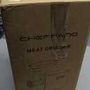 CHEFFANO Meat Grinder, 2600W Max Stainless Steel Meat Grinder Electric, ETL Approved Heavy Duty Meat Mincer Machine with 2 Blades, 3 Plates, Sausage Stuffer Tube & Kubbe Kit for Home Kitchen Use