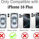 Fiyart Designed for iPhone 16 Plus Case Matte Cheetah Print Design Compatible with MagSafe Wireless Charging,Cute Leopard Print Anti-Scratch Translucent Phone Cover for Women Girls Men 6.7"-Black