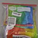 Bardic Rainbow Stripe Hand Towels Set of 2, Watercolor Rainbow Face Towel Highly Absorbent Ultra Soft Fingertip Bath Towel for Bathroom Home Sports Gym Decor