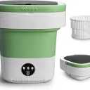 Portable Mini Washing Machine, 20L Upgraded Foldable Washer with Spin Basket, 3 Modes Deep Cleaning for Baby Clothes, Underwear & Socks, Perfect for Apartment, Dorm, Hotel, Travel & Camping