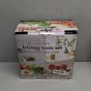 Viking Mixing Bowls Set, 10 Piece Stainless Steel Kitchen Cookware, Non-Slip Silicone Base, Includes Tight Fit Lids, Dishwasher Safe, Teal