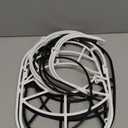 Hat Washer Cage for Washing Machine - Baseball Cap Cleaner Rack, Ball Cap Washing, Dishwasher Safe, Perfect for Cleaning and Protecting Hats in Dishwasher (White/Black 2 Pack (Assembly))