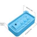 2 x 3D Whiskey Ice Cubes Mold, Funny Shape Ice Cube Tray with Funnel, Party Ice Molds for Cocktails, Bourbon, Brandy, Prank Gifts for Women, Men