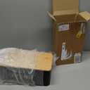 Hushee Metal Bread Box and Butter Dish with Bamboo Cutting Board Lid and Knife Bread Storage Container Breadbox for Kitchen Counter Butter Organizer for Kitchen Countertop Decoration(Black)