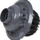Oatey 78023 PVC Roof Drain with Cast Iron Dome, 3-Inch, Black