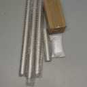 Shower Curtain Rod 27 to 60 Inch,1 Inch Diameter Shower Rod for Bathroom, No Drilling Tension Curtain Rod for Window, Adjustable Spring Tension Rod,No Drilling No Rust,Silver