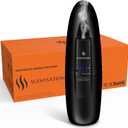 Plug-in Essential Oil Diffuser - Silent & Waterless Aromatherapy - Cold Air Diffusion, Wide Area Coverage up to 500 SqFt - Ideal for Home, Office, Spa (Plug-in Diffuser - Black) (1 Pack)